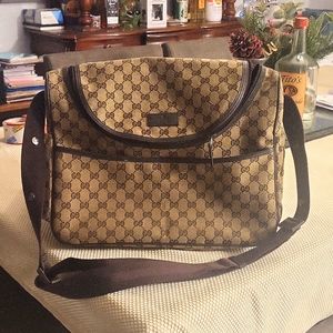 Gucci vintage diaper bag